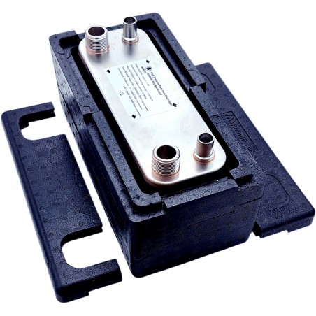 scambiatore acqua gas r410a con isolamento Nordic TEc Ba-26-50-F