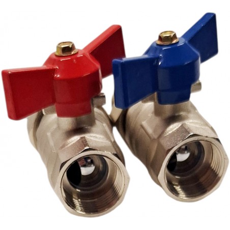 valvola a sfera con raccordo Nordic Tec IT9 3/4"