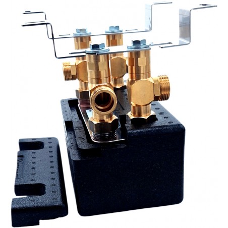 scambiatore di calore per termocamino a legna set completo Nordic Tec Ba-16-32 IT5