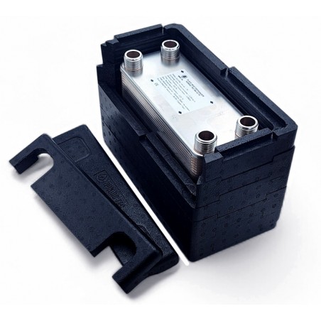 scambiatore pompa di calore 16 kW Nordic Tec Ba-32-70 con isolamento IT4