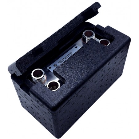 scambiatore di calore per caldaia 24 kW set con isolamento, Nordic Tec Ba-16-40 IT4