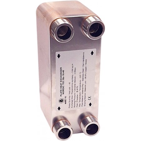 Scambiatore termico 40 piastre Nordic Tec Ba-16-40 IT3
