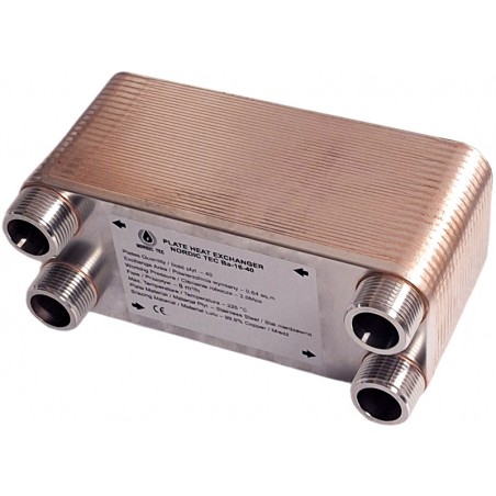 scambiatore a piastre inox 40 Nordic Tec Ba-16-40 IT3