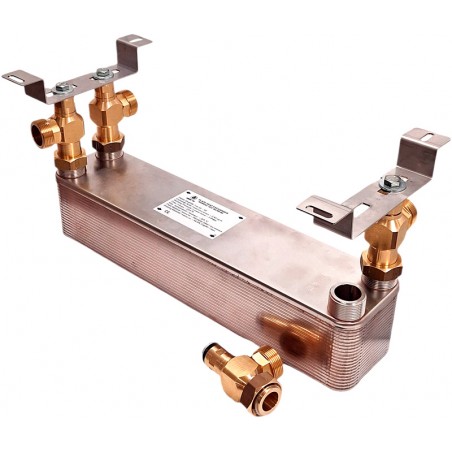 scambiatore di calore a piastre con Staffe Nordic Tec modello Ba-60-40 IT3