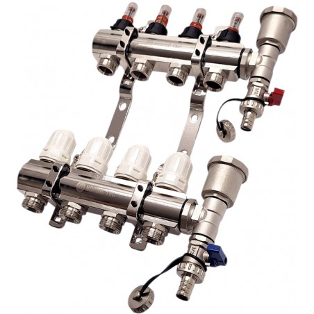 collettore riscaldamento 4 circuiti Nordic Tec RS-CO IT3