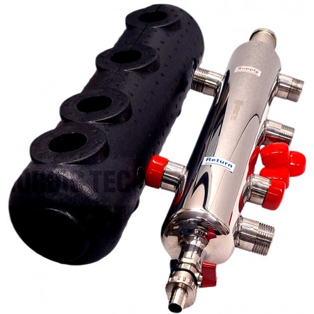 separatore di impianto idraulico 6-attacchi Nordic Tec IT2