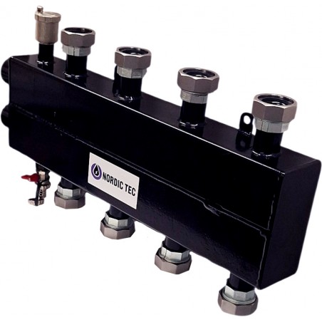 collettore con separatore idraulico 4 circuiti Nordic Tec 2+2 IT2