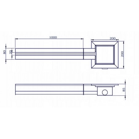 Scarico lineare industriale 1 EXIT - 1m-2m-3m INOX | Scelta della variante
