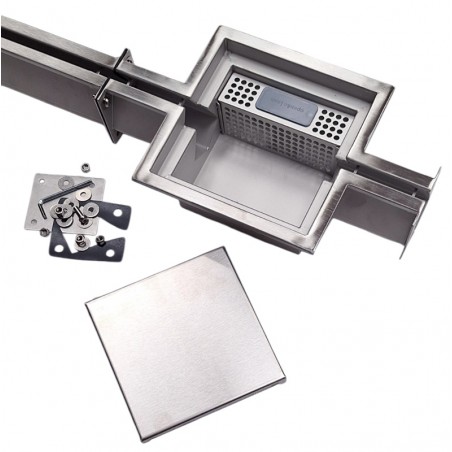 Canaletta per scolo acqua griglia full inox Nordic TEc IT2