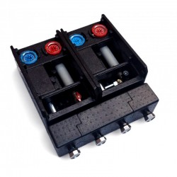 Kit di gruppi di rilancio con collettore GPN-1 | Gruppo miscelato + Gruppo senza miscelazione