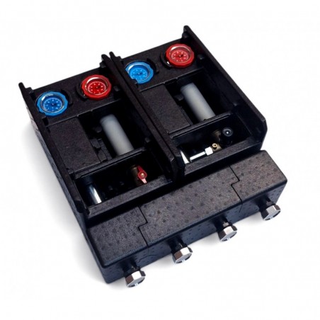 Kit di gruppi di rilancio con collettore GPN-1 | Gruppo miscelato + Gruppo senza miscelazione