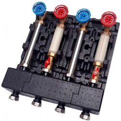 Kit di gruppi di rilancio con collettore GPN-2 | 2x Gruppo di pompaggio per circuito diretto 2