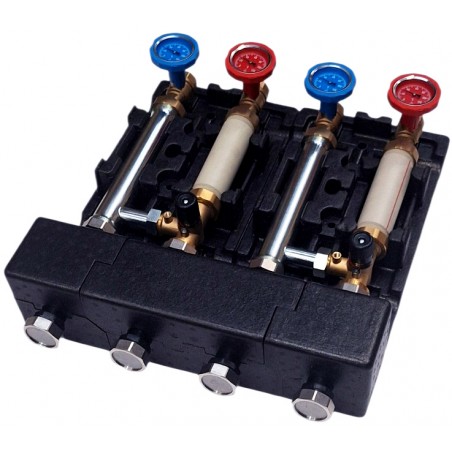 Kit di pompaggio Nordic Tec GPN-3 - Collettore + 2 gruppi di rilancio bassa temperatura