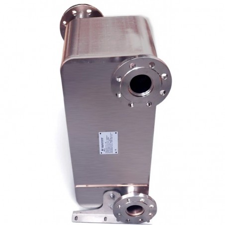 Scambiatore di calore 64 piastre, attacchi flangiati da 2,5" Nordic Tec Fa-210-64