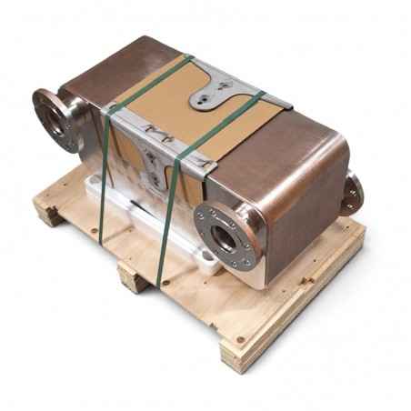 Scambiatore di calore 64 piastre, attacchi flangiati da 2 1/2" Nordic Tec
