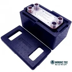 Scambiatore di calore a 40 piastre NORDIC TEC Ba-12-40 3/4" 85 kW 2
