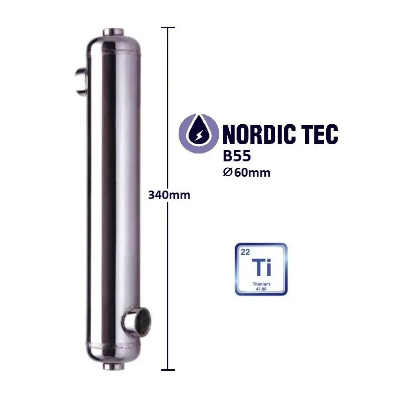 Scambiatore di calore in Titanio per piscina B55-Ti Nordic