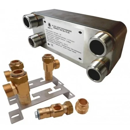 Scambiatore con staffe Ba-16-12