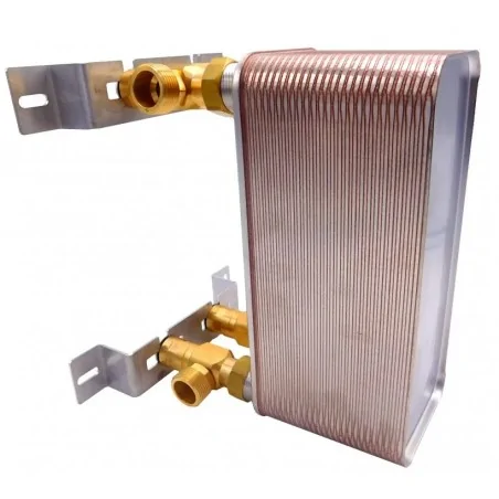 Scambiatore di calore per pompe di calore 15 kW parete Ba-32-80 1"