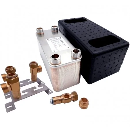 Scambiatore di calore a 80 piastre NORDIC TEC Ba-32-80 1" 450 kW kit