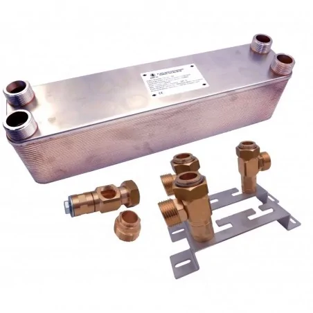Scambiatori di calore a piastre Ba-60-40 1 1/4" 440kW fissaggio