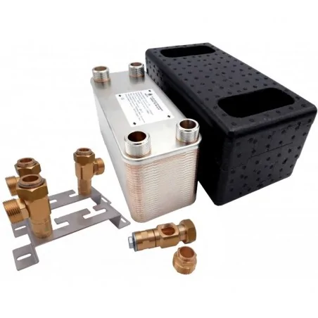 Scambiatore di calore a 60 piastre Ba-27-60 pompa di calore monoblocco 11 kW