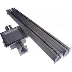 Drenaggio – Scarico a pavimento per garage NORDIC TEC Set con 2 bracci