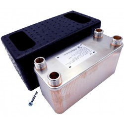 Scambiatore di calore con 140 piastre e connessioni DN50 Ba-115-140 2