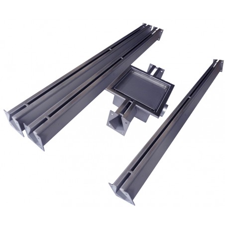 Canalina di scarico acciaio inox 3m