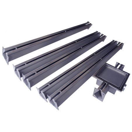 Canalina di scarico Canale di drenaggio Nordic Tec 5m