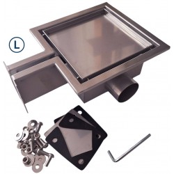 Griglia di deflusso acqua | 1 EXIT, con 1 uscita per il canale di scarico sinistra L