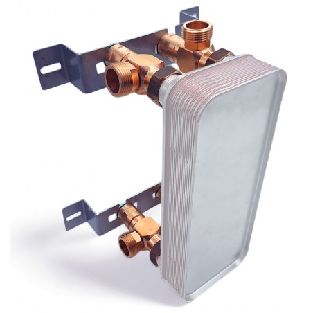 Kit di montaggio a parete - scambiatori di calore DN25