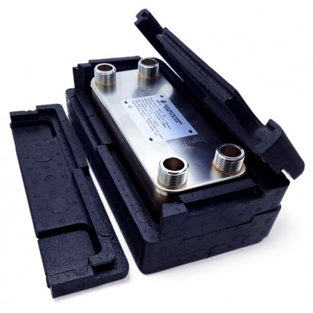 scambiatore di calore nordic tec Ba-32-20 kit con isolamento PUR