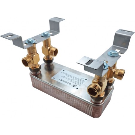 Scambiatore di calore a 20 piastre NORDIC TEC Ba-32-20 1" 125kW