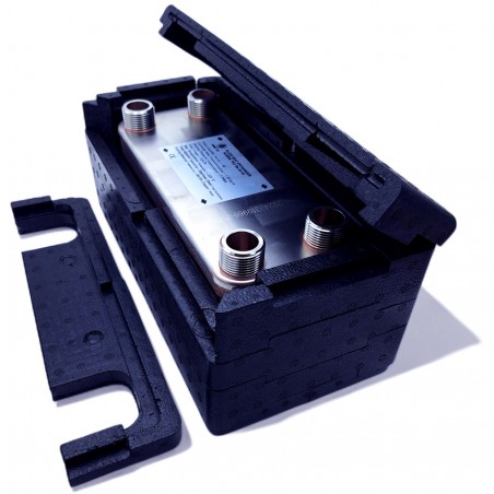 Scambiatore di calore a 40 piastre con isolamento Nordic Tec 1 pollice Ba-32-40