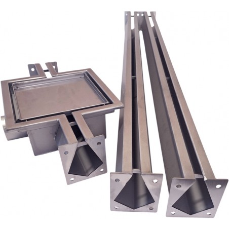 Drenaggio estetico per garage Scarico a pavimento Nordic Tec