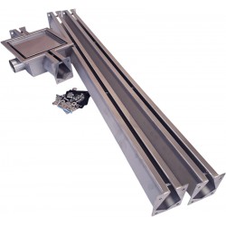 Drenaggio estetico per garage Scarico a pavimento Nordic Tec 2