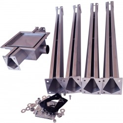 Canalina di scarico Canale di drenaggio Nordic Tec 5m 2