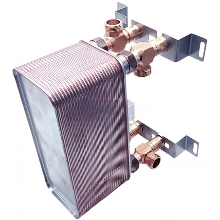 Scambiatore di calore a piastre con montaggio a parete Nordic Tec Ba-32-50 IT8