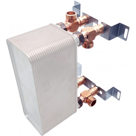 Montaggio a parete dello scambiatore di calore da 1 pollice Nordic TEc IT8