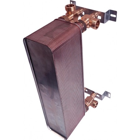 scambiatore di calore Nordic Tec Ba-60-60 con staffe per montaggio a parete