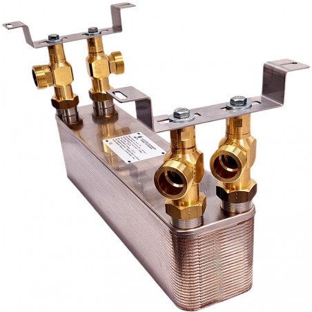 Scambiatore di calore 100 kW con staffe Nordic Tec Ba-60-50 IT6