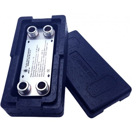 Piccolo scambiatore a piastre con isolamento Nordic Tec Ba-12-12