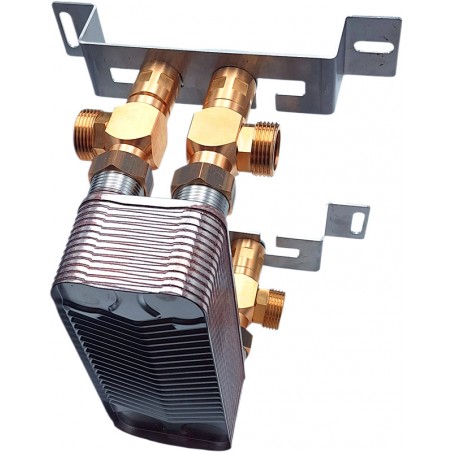 scambiatore di calore per caldaia con staffe Nordic Tec Ba-16-26