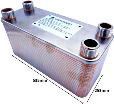 Scambiatori di calore 2 pollici Ba-115-110