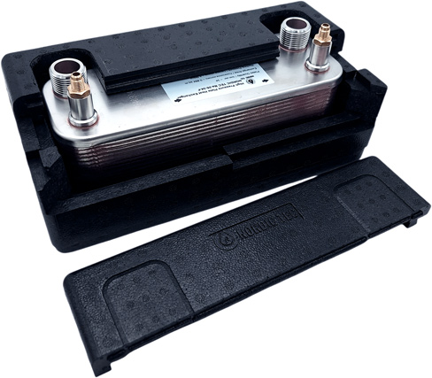 scambiatore gas refrigerante acqua Nordic TEc Ba-26-34-f Full