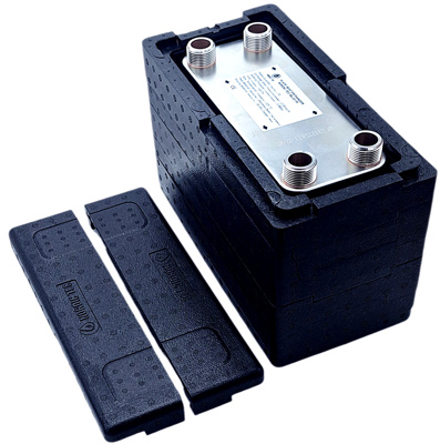 scambiatore per pompa di calore 70 piastre Nordic Tec Ba-32-70 IT4 con isolamento