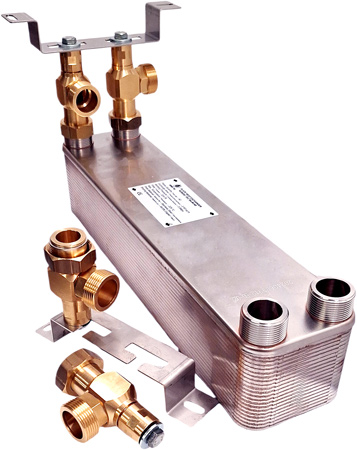 Lo scambiatore di calore a piastre per pompe di calore o altre applicazioni di riscaldamento e raffreddamento ba-60-40