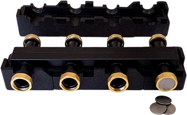 Collettore distributore per 2-3 gruppi di pompa Nordic Tec 2-4