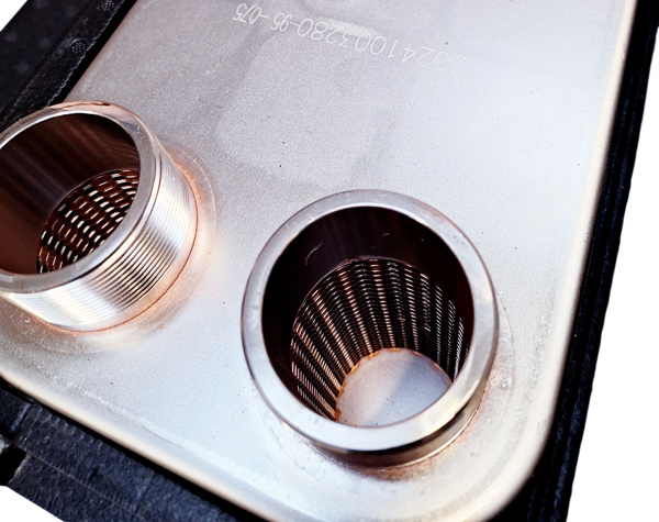 Interno degli scambiatori di calore a piastre Ba-95-40 Nordic Tec